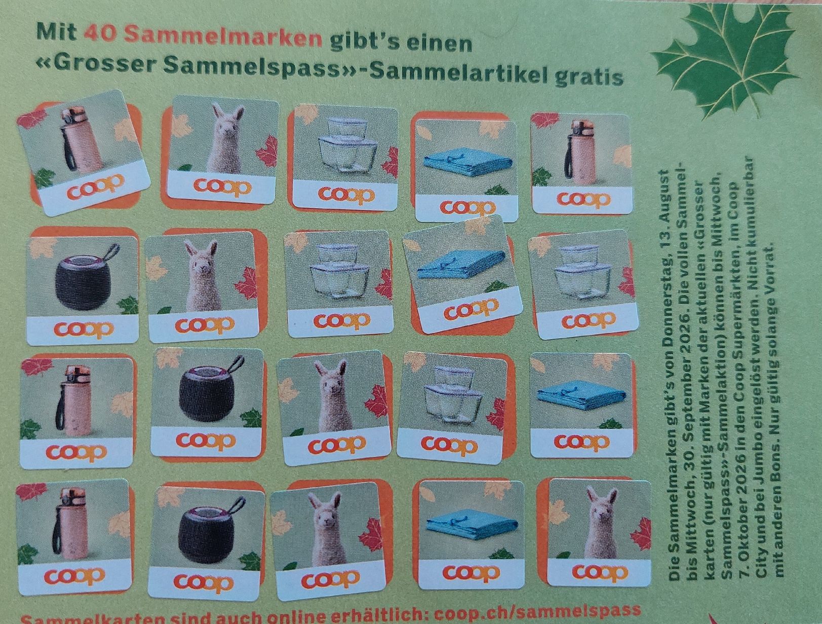 Coop Sammelmarken & -punkte: Coop Sammelpass Lama – Neu und originalverpackt aus Amden von bach22 1