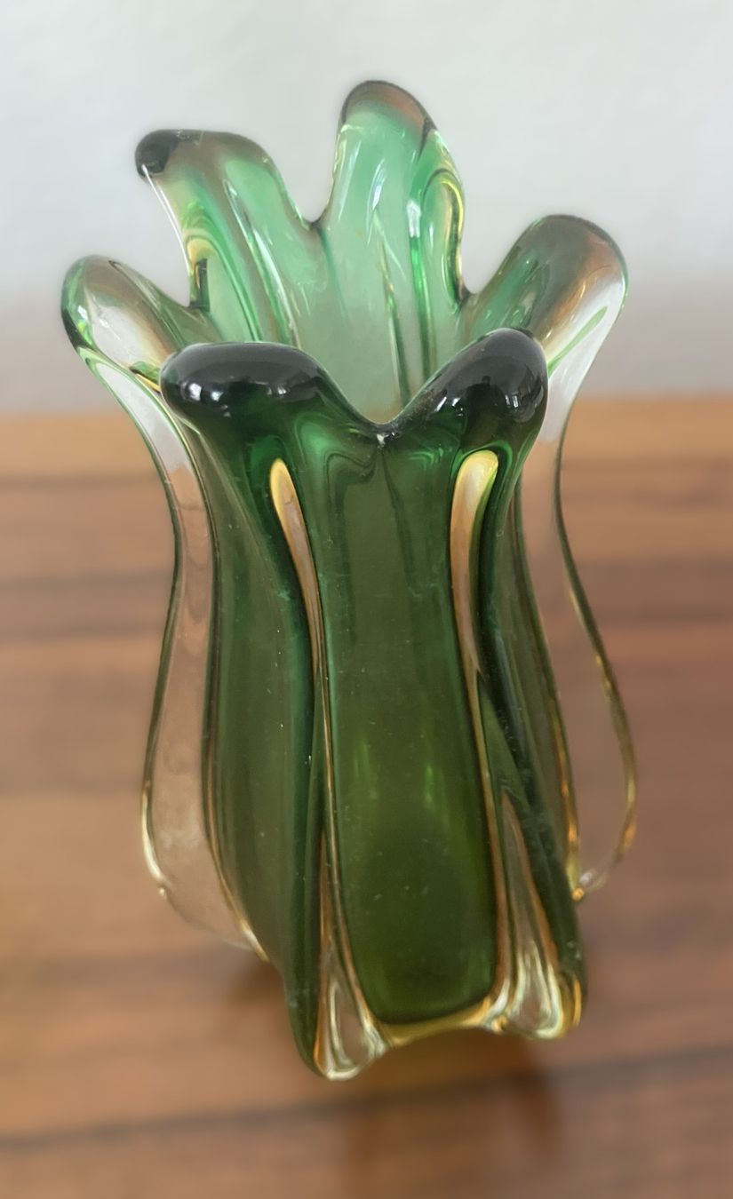 Murano Vasi & Recipienti: Wunderschöne Murano Sommerso Glasvase, 60´s – Usato da Luzern venduto da FeU