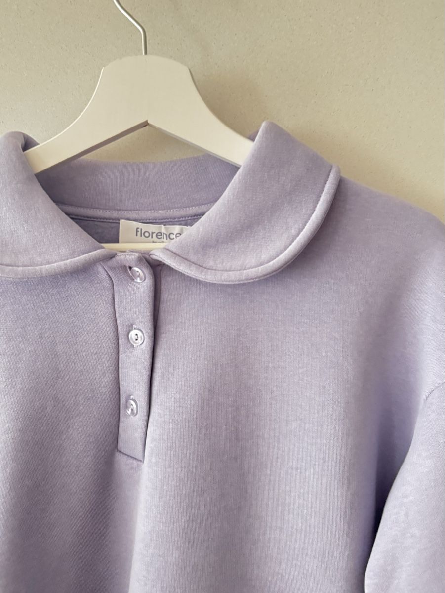 Maglioni & Felpe: Sweatshirt Lila mit Kragen – Nuovo (secondo la descrizione) da Luzern venduto da Leaaa 1