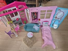 Barbie Studiohaus - klappbar mit Griff - Sommerferienangebot