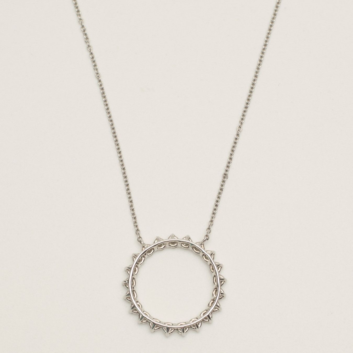 Tiffany & Co. Catenine: Authentique Collier TIFFANY & CO Open circle diamants – Usato da Carouge GE venduto da TLD 9