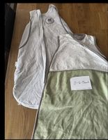 Schlafsack 2er Set Baby 0-6 Monate grau/oliv guter Zustand