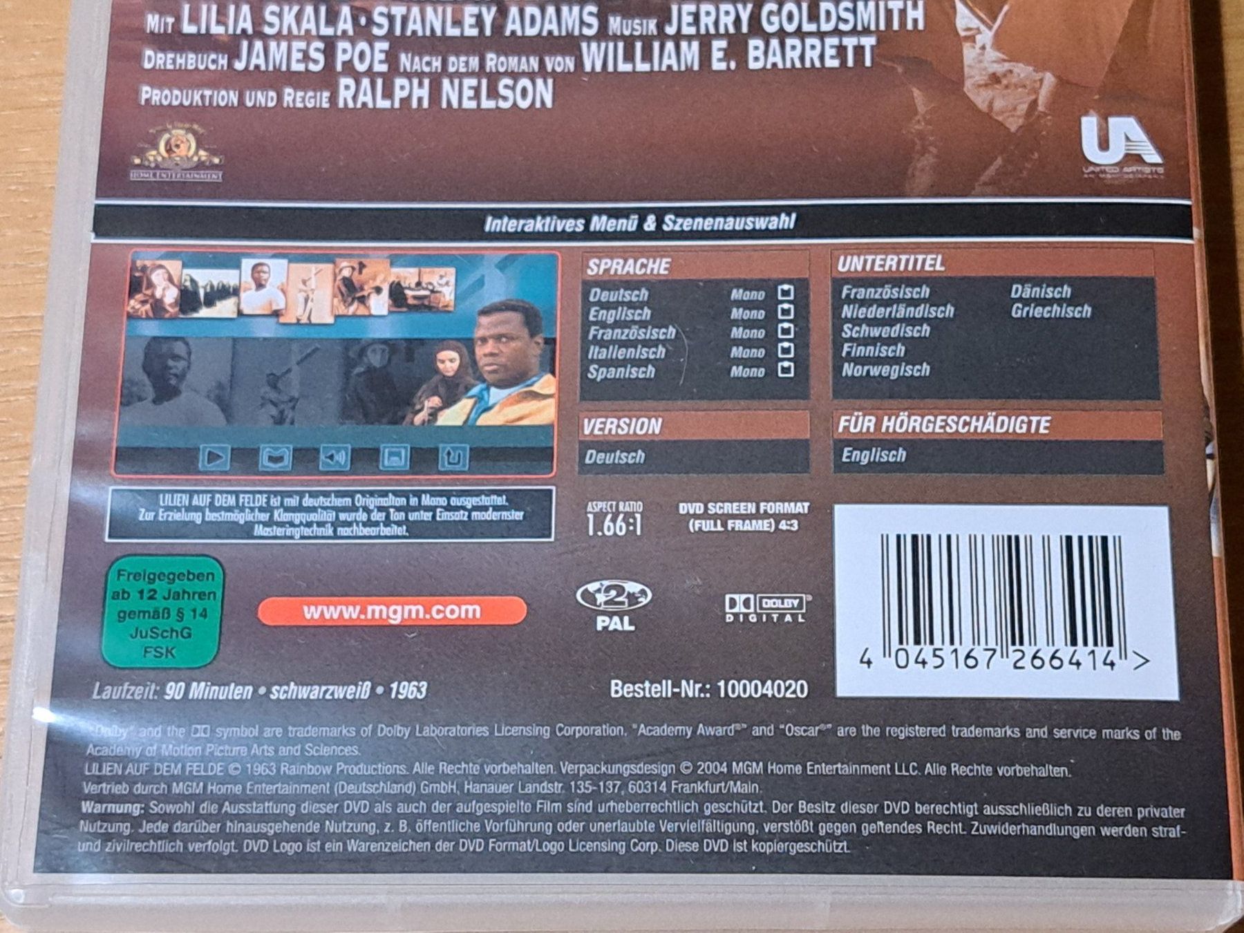 Tous les DVDs: DVD Lilien auf dem Felde mit Sidney Poitier – D'occasion à Unterseen par Kanica 3