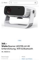 Wielio Beamer AE211B 4K WiFi Bluetooth 18000lm