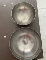 2 Ciotole Ikea in acciaio 