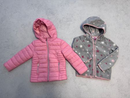 Jacke und Fleece Jacke Grösse 98/104