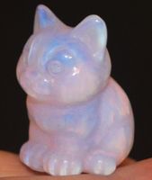 Deko Heilstein D-934 – Katze Opalith 30x20mm