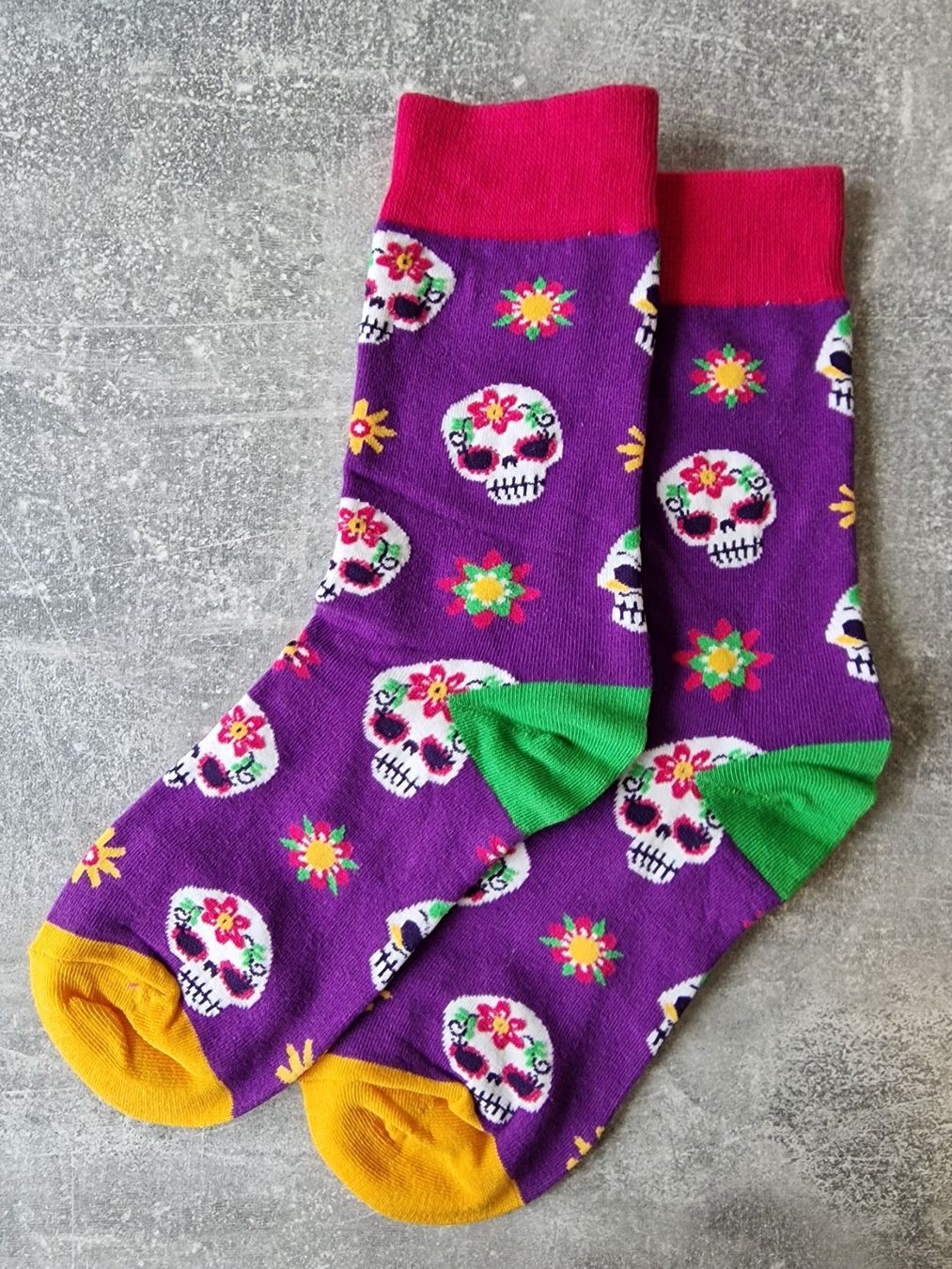 Calze: Socken Totenkopf – Nuovo e nell'imballaggio originale da Winterthur venduto da andrekeller95