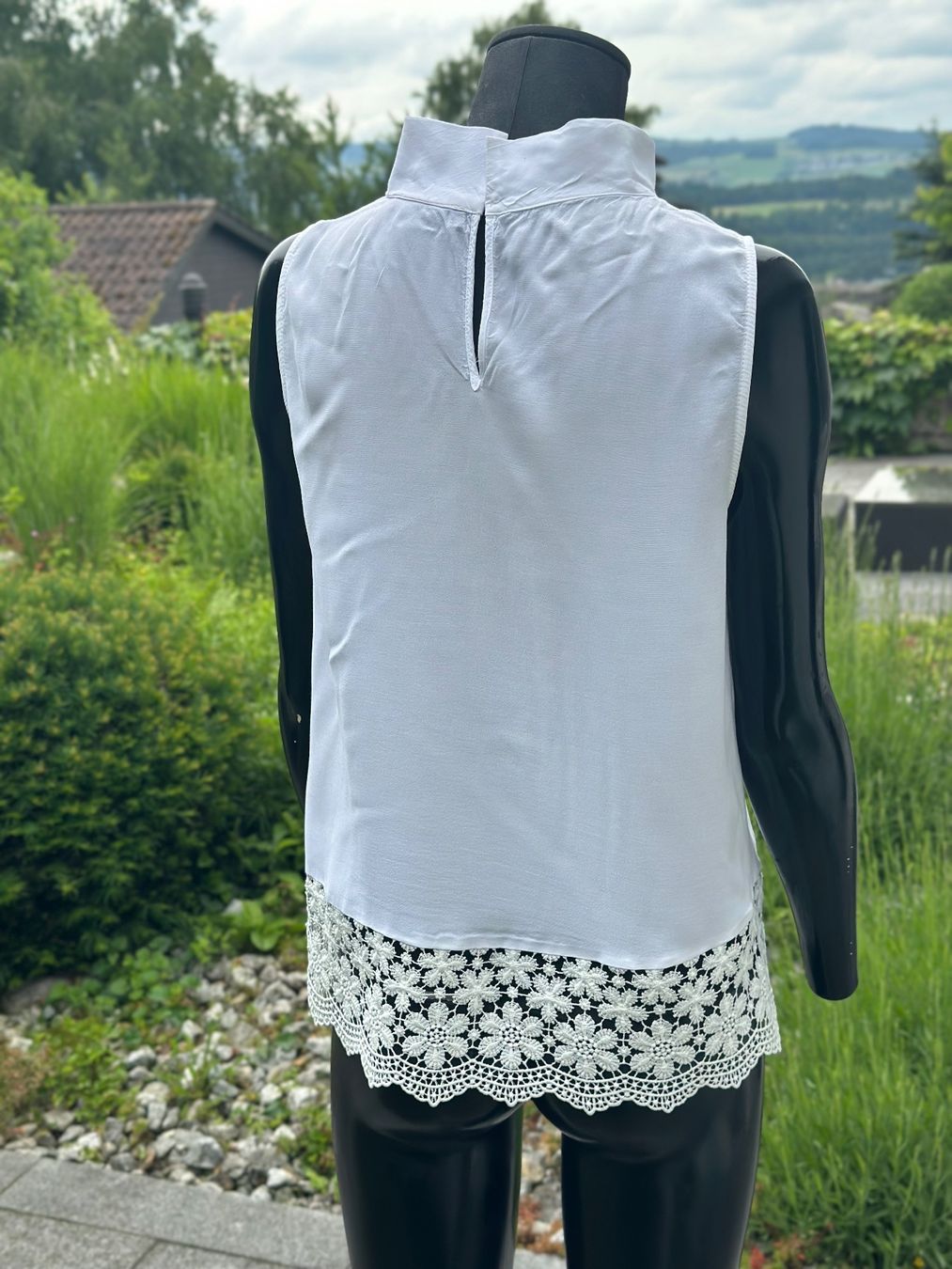 Zara Tops: Sommerliches Top mit Spitze, Weiss, Grösse 36, – Gebraucht aus Zufikon von Modestil365 5