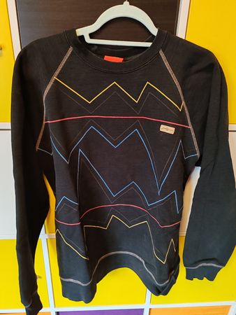 ILLMATIC DESIGNZ Sweatshirt Gr. L schwarz bunt top Zustand