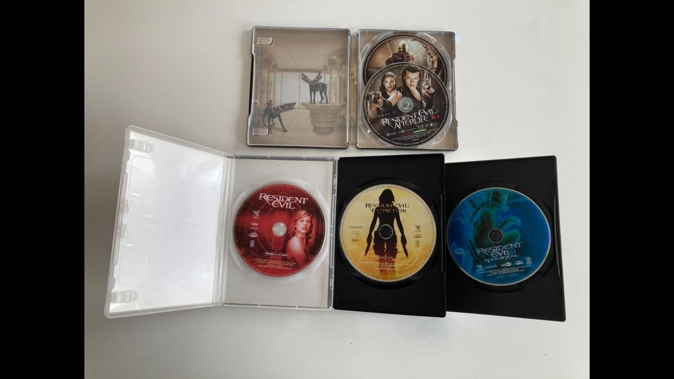 Tutti i DVDs: Resident Evil DVD Lot 4 DVD Films – Usato da Bassecourt venduto da CALUMET-X 2