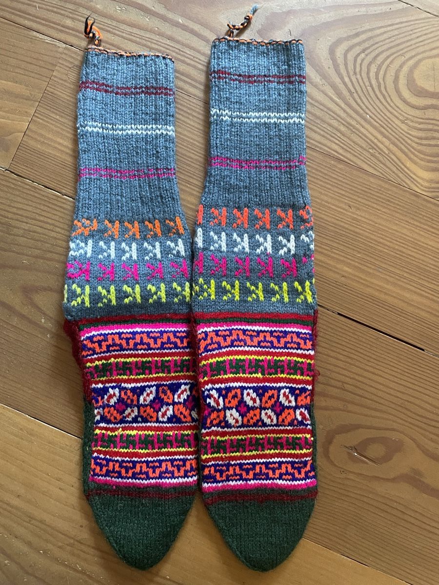 Socken: wunderschöne, handgestrickte Socken – Neu (gemäss Beschreibung) aus Nuglar von bibabone 1