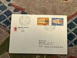 CH FDC  Einschreiben 1969