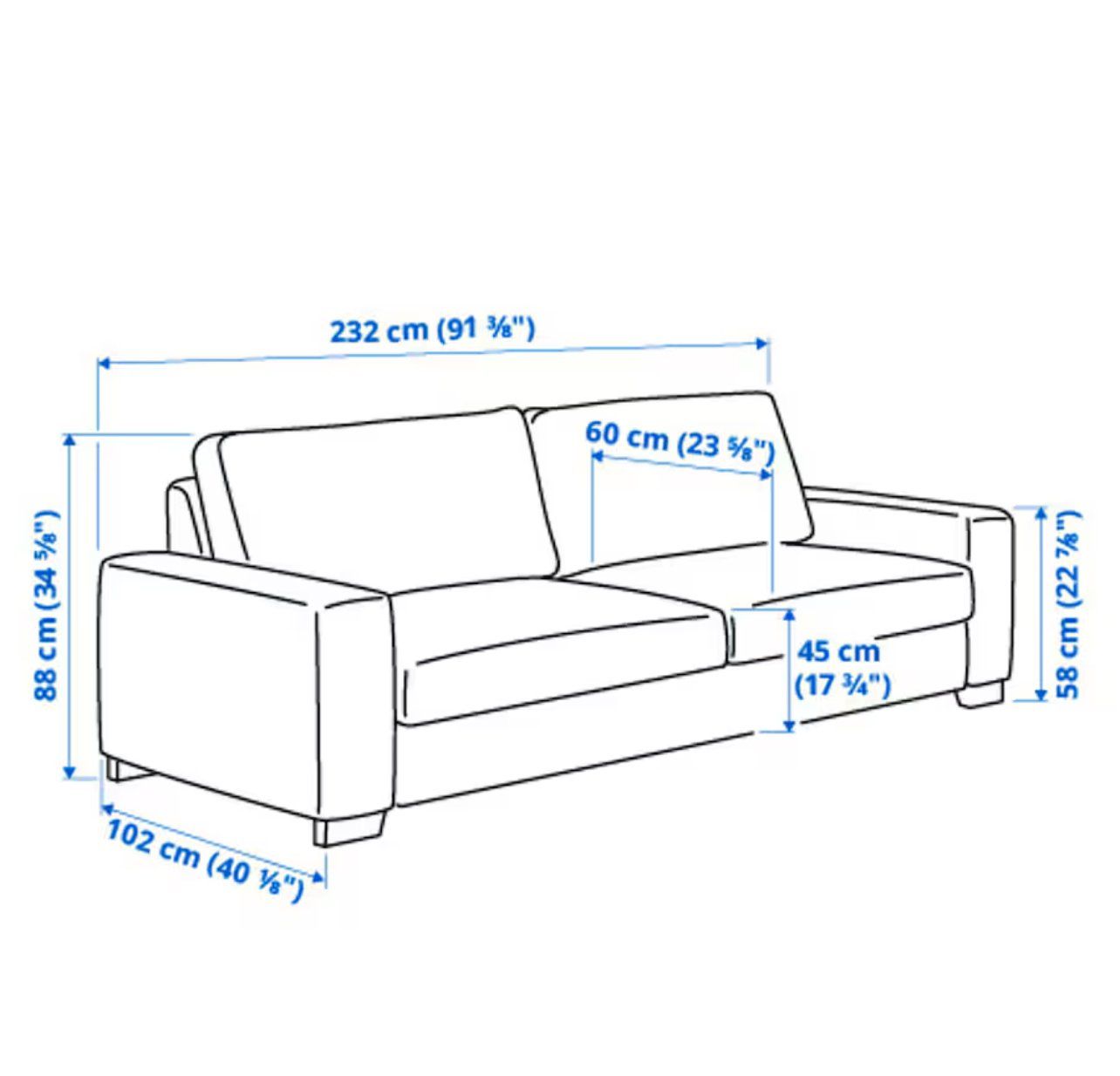 Ikea Sofas: Canapé IKEA Sörvallen – D'occasion à Bussigny par gcutt79 1