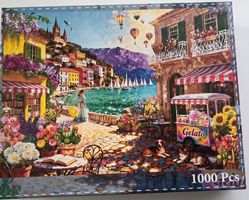 1000 Puzzle Huadada, Romantic Island, im Sommer am Wasser, 