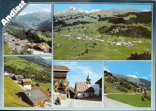 Cartoline postali: ANDIAST Surselva – Usato da Jona venduto da philajona