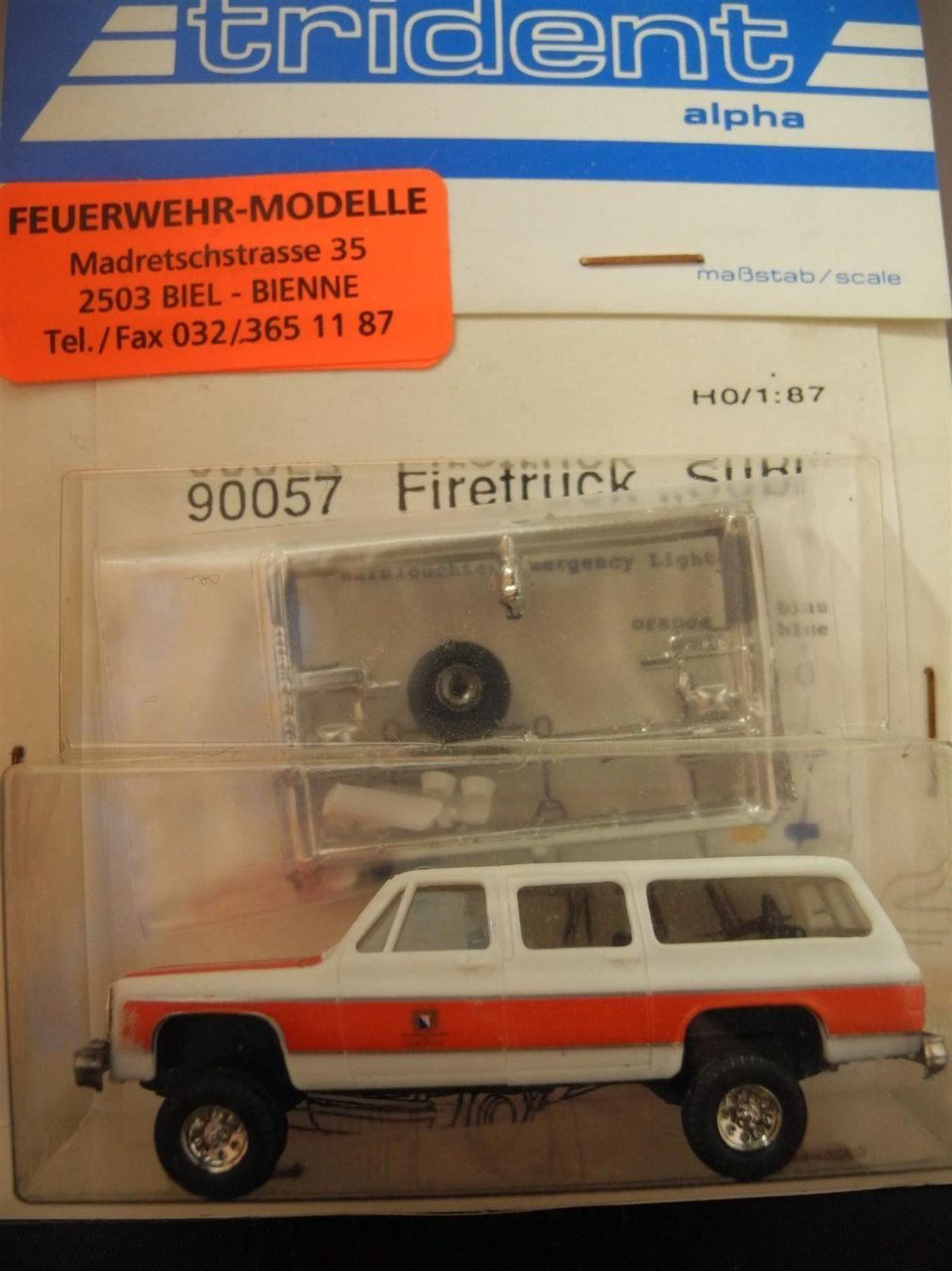 Modellini d'auto: Trident 90057 "Firetruck Subi", 1/87, Nr. d98 – Nuovo e nell'imballaggio originale da Kottwil venduto da Crazyrolf 1