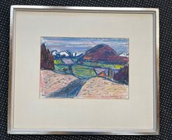 Original Landschafts - Szene von FRED STAUFFER     (ID M485)