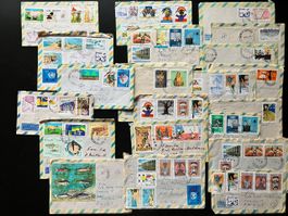 Lot Brasilien mit 21 Belegen 1973-76