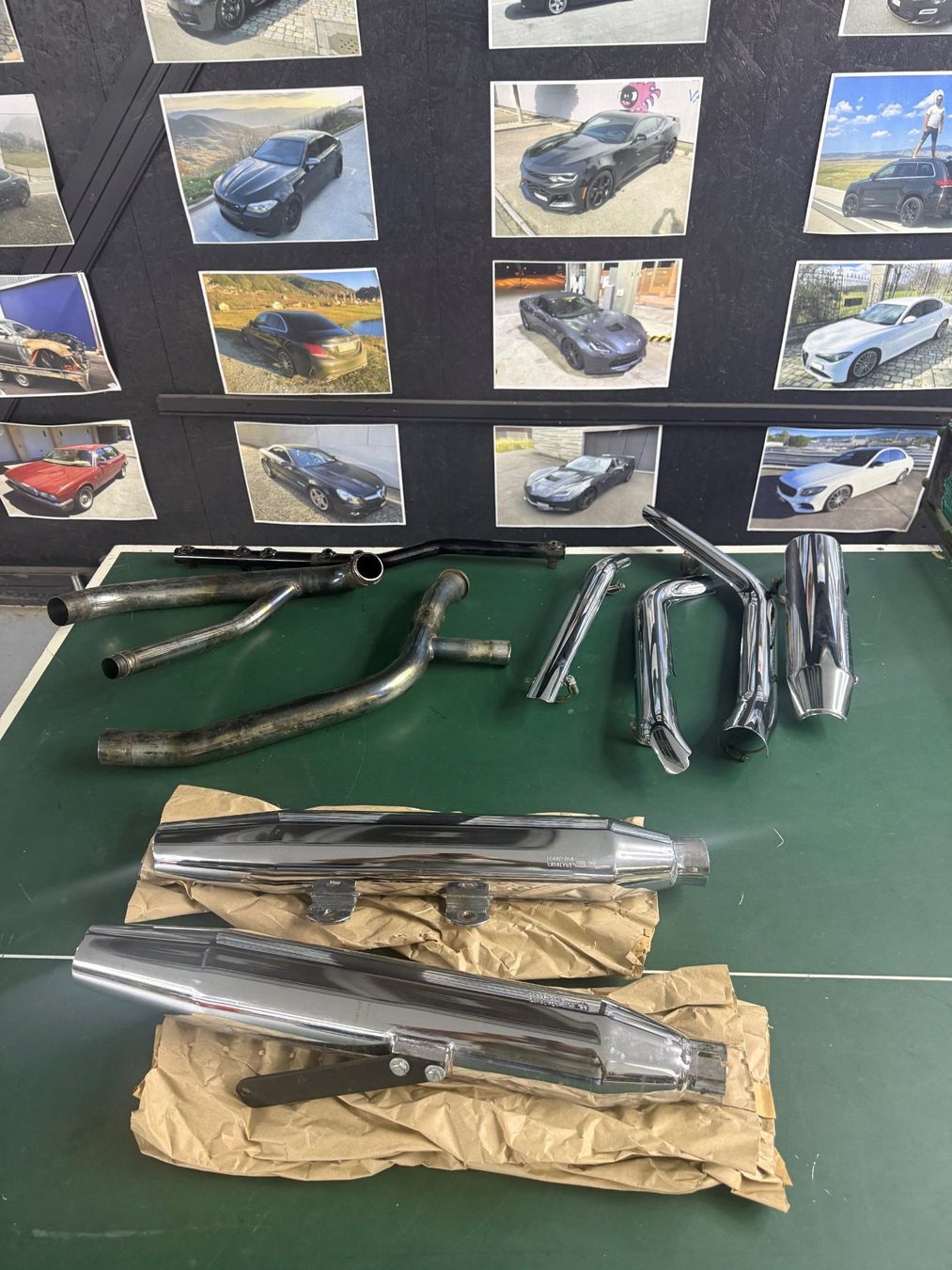 Harley-Davidson Échappements: Harley Davidson Auspuff Softail – D'occasion à Therwil par crocupra
