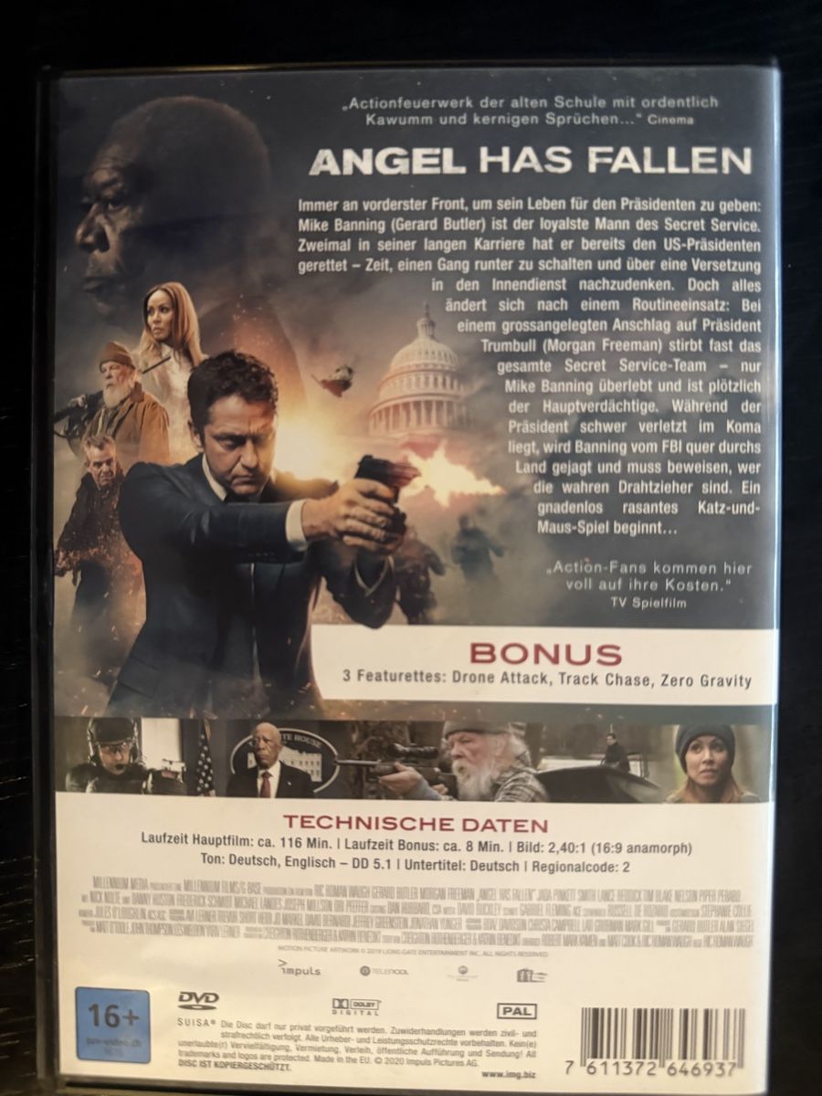 Tutti i DVDs: Angel Has Fallen DVD neuwertig – Nuovo (secondo la descrizione) da Lausen venduto da EisAmStiel94 1