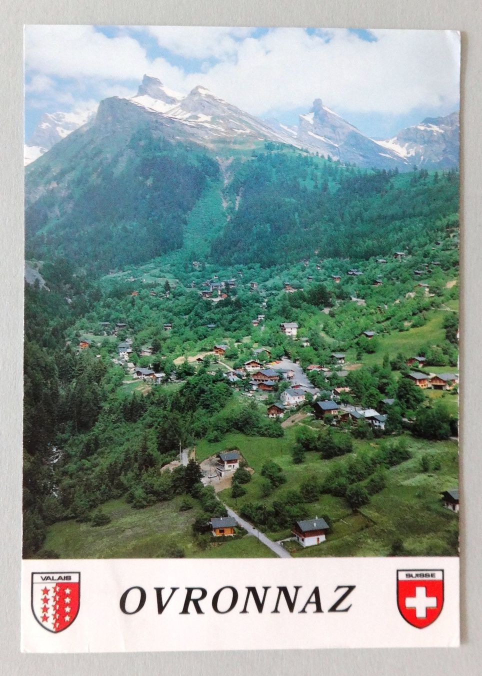 Cartoline postali: Ovronnnaz, alt. 1400 m – Difettoso da Fétigny venduto da Billy2miny
