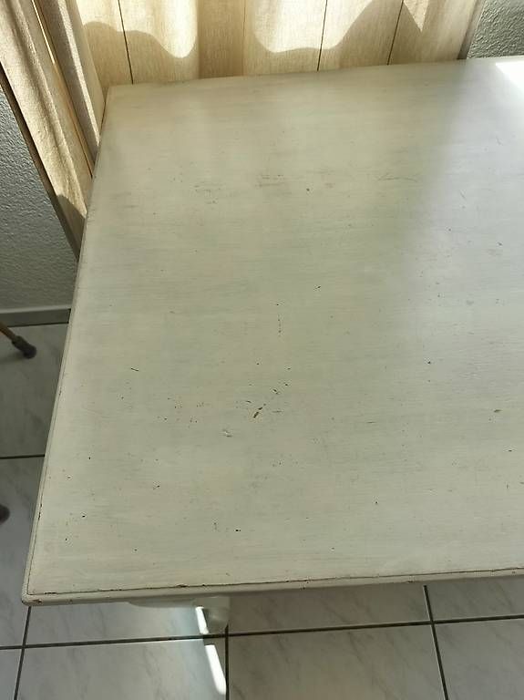 Tavoli: Weisser Chaby-chic Tisch aus Holz – Usato da Heimberg venduto da Claudia778 3