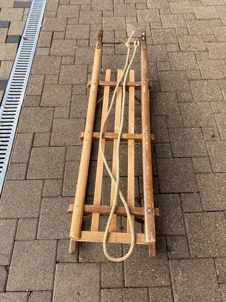 Slitta: Holz Schlitten – Usato da Schlieren venduto da Flower5 1
