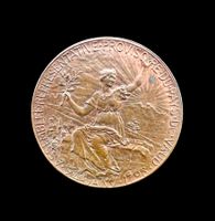 Canton de Vaud Médaille officielle de l'Indépendance  1898