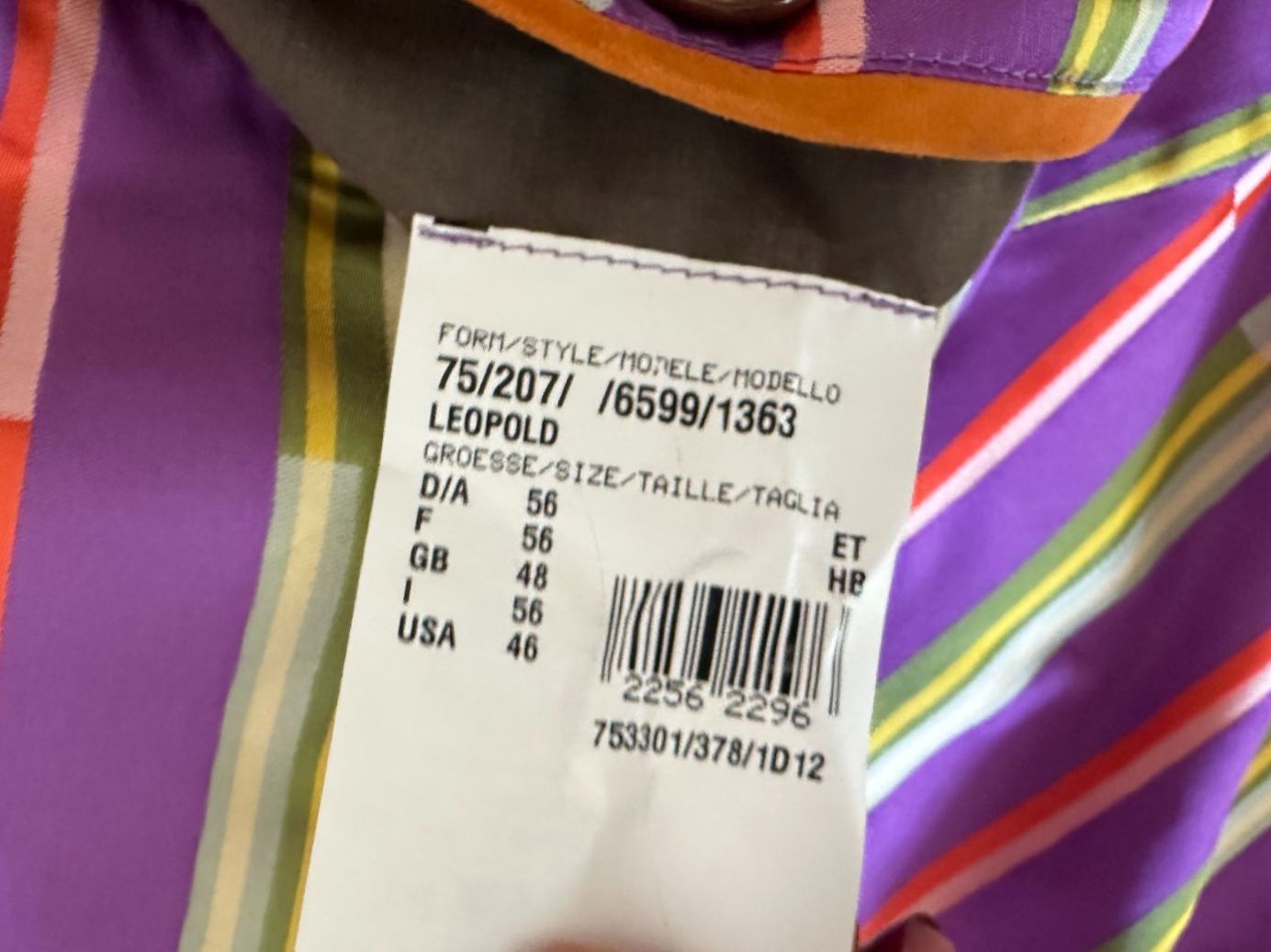 Giacche: Men's Habsburg Blazer - Orange – Usato da Lugano venduto da LudovicoSwiss 1