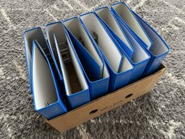 A4 Bundesordner  blau (12‘er Kiste)