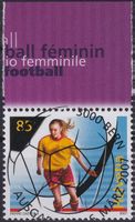 2007, Nr.1228 "Frauenfussball" mit ET-Voll-Stempel + TAB.