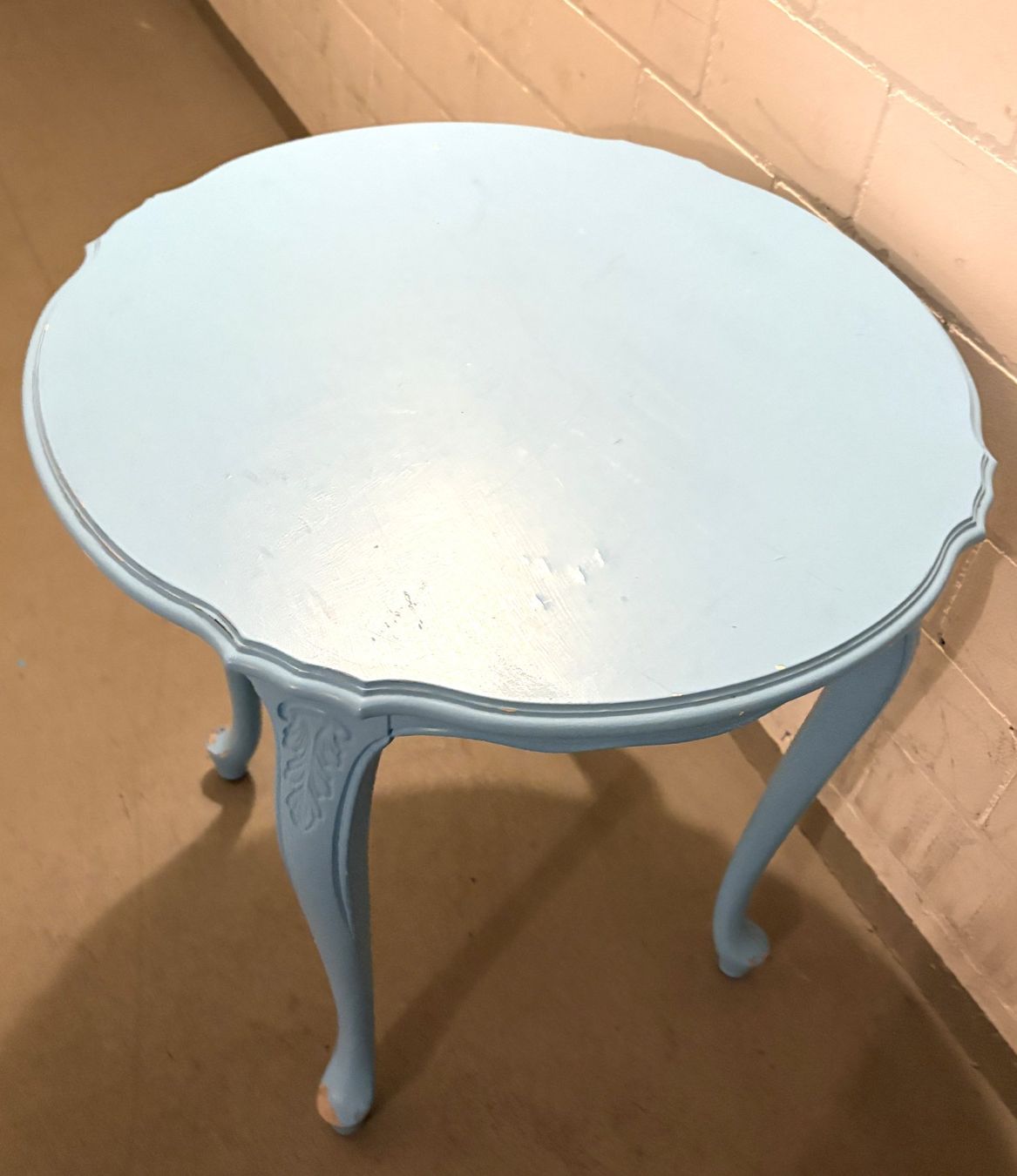 Tables: Tisch rund hellblau shabby chic – D'occasion à Glattbrugg par Ariel012 5