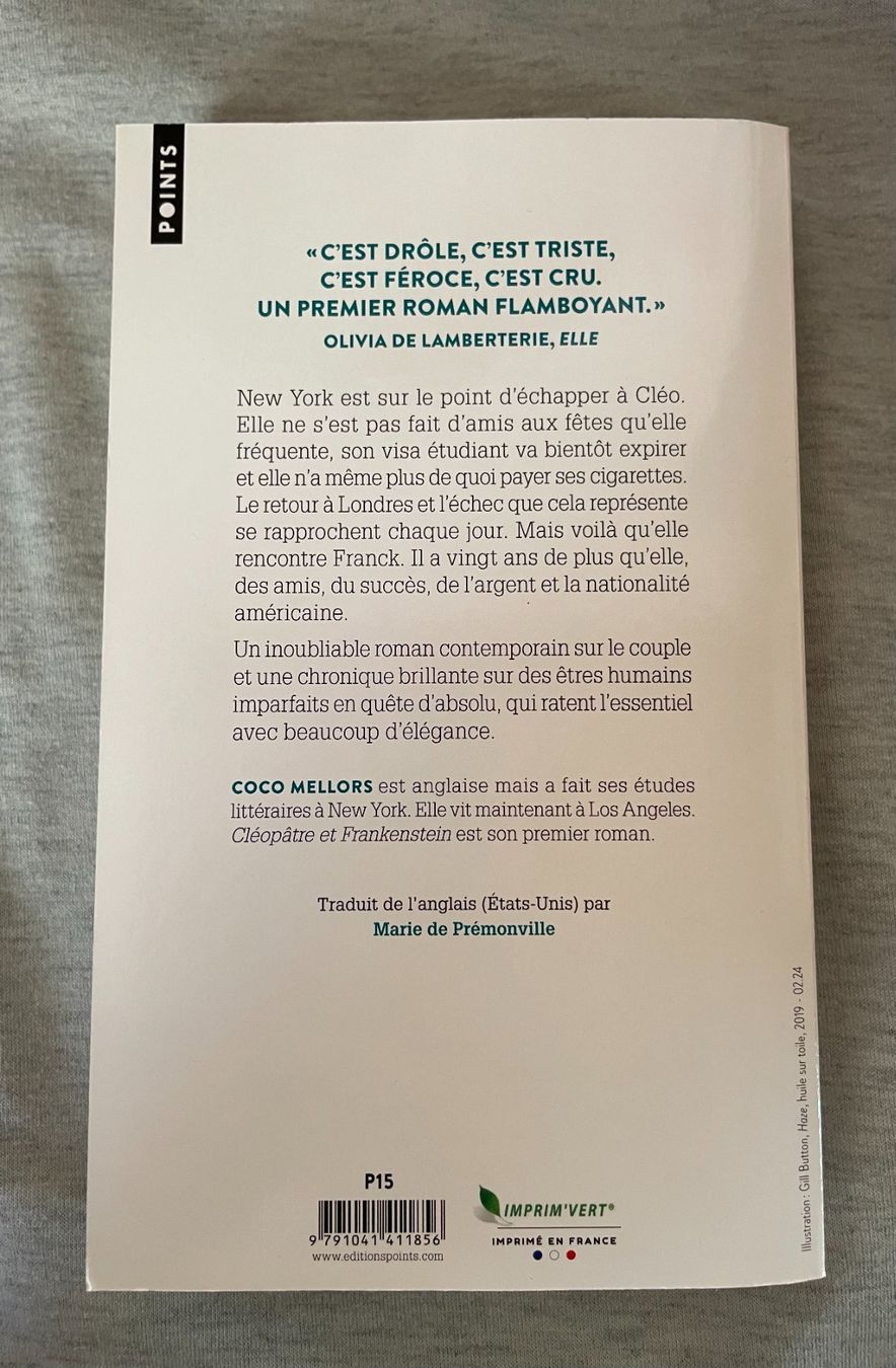 Libri: Cléopâtre et Frankenstein – Usato da Erde venduto da EmilieDess 1