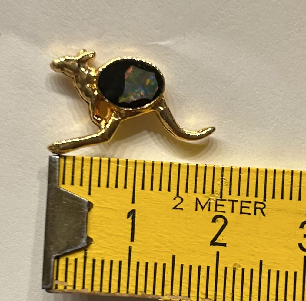 Ciondoli: Känguru-Pin mit Opal – Usato da Lengnau AG venduto da Mefari 3