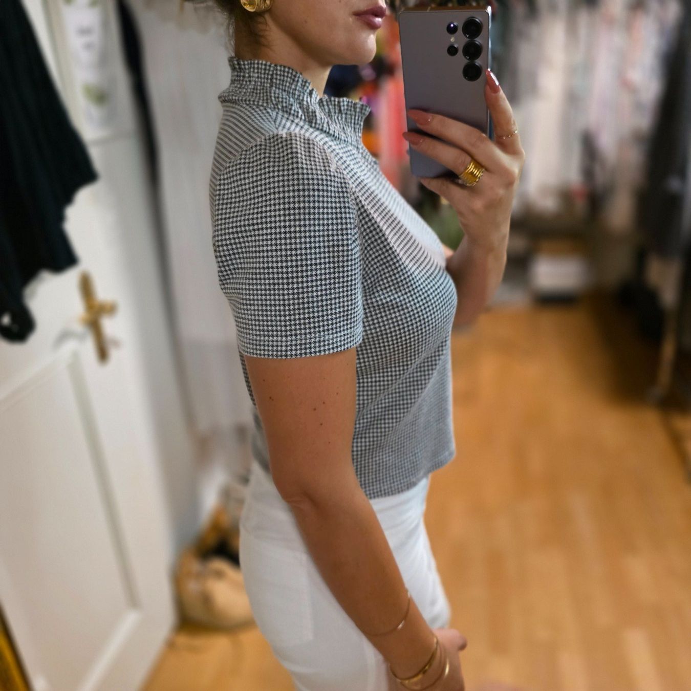 Zara Blusen: Sommer Bluse mit Stehkragen, M - Zara – Gebraucht aus Wald ZH von CapLux 2