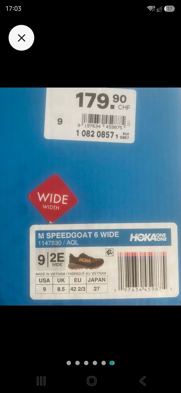 Scarpe da uomo: Hoka speedgoat – Usato da Develier venduto da steplo 3