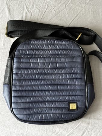Versace Umhängetasche Blau, elegantes Luxusmodell