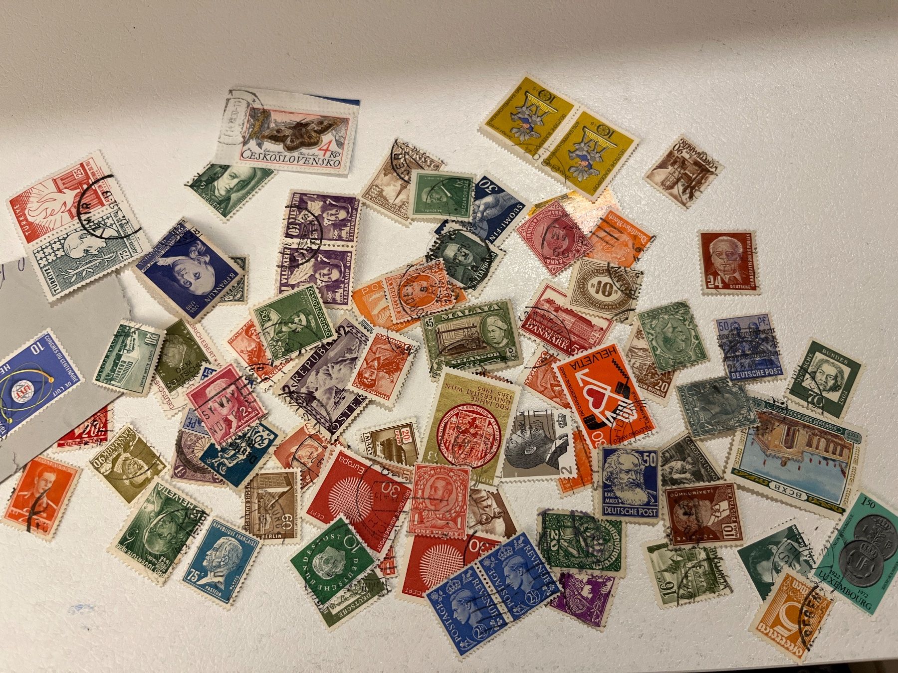 Tutti i francobolli: Lot 30: Lot mit Mix Briefmarke – Usato da Chiasso venduto da AzenYa