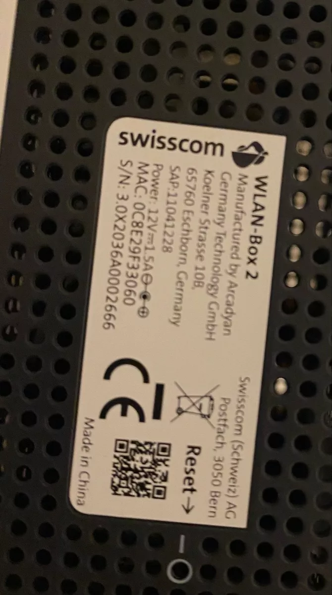 Amplificateurs: Swisscom WLAN-Box 2 – D'occasion à Birmensdorf ZH par schoesche88 2