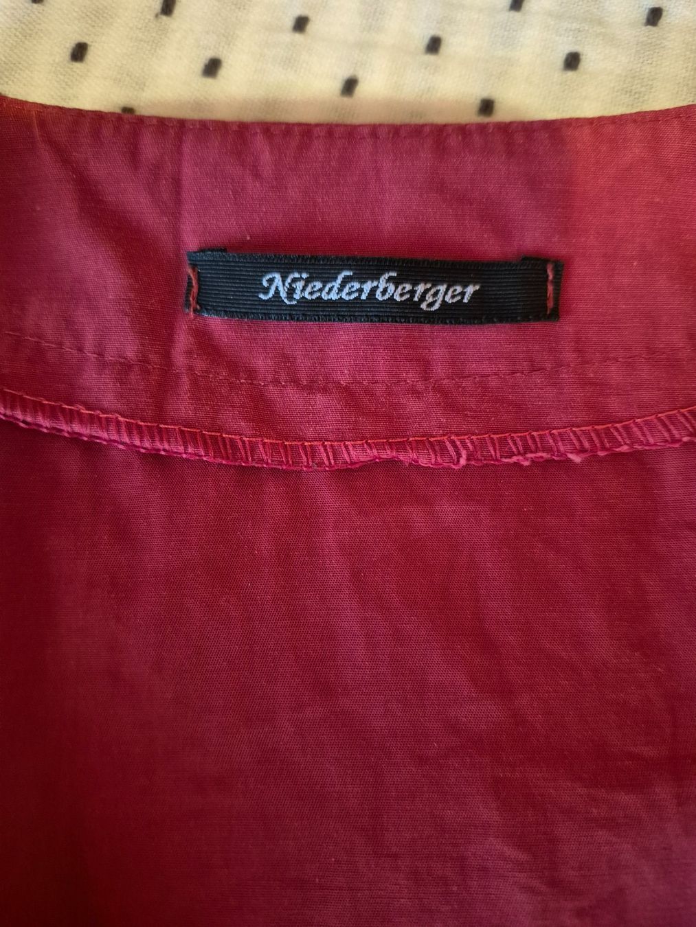 Niederberger Blusen: Bluse, rot, Grösse XL – Gebraucht aus Liestal von Sigold