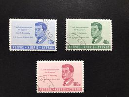 1965 Zypern. John F. Kennedy  (ET)