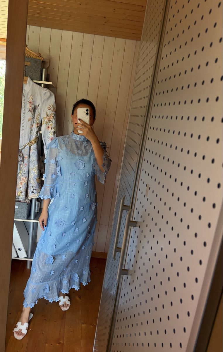 Kleider: Elegant Blue Midi Dress – Neu (gemäss Beschreibung) aus St.Josefen von lop_lh8d 3