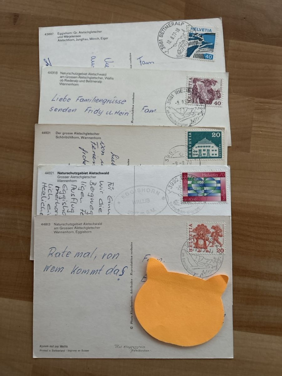 Cartoline postali: AK von Aletschgletscher – Usato da Rümlang venduto da Kartenpost1 1