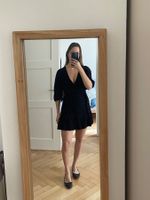 Edited schwarzes Wrapkleid M