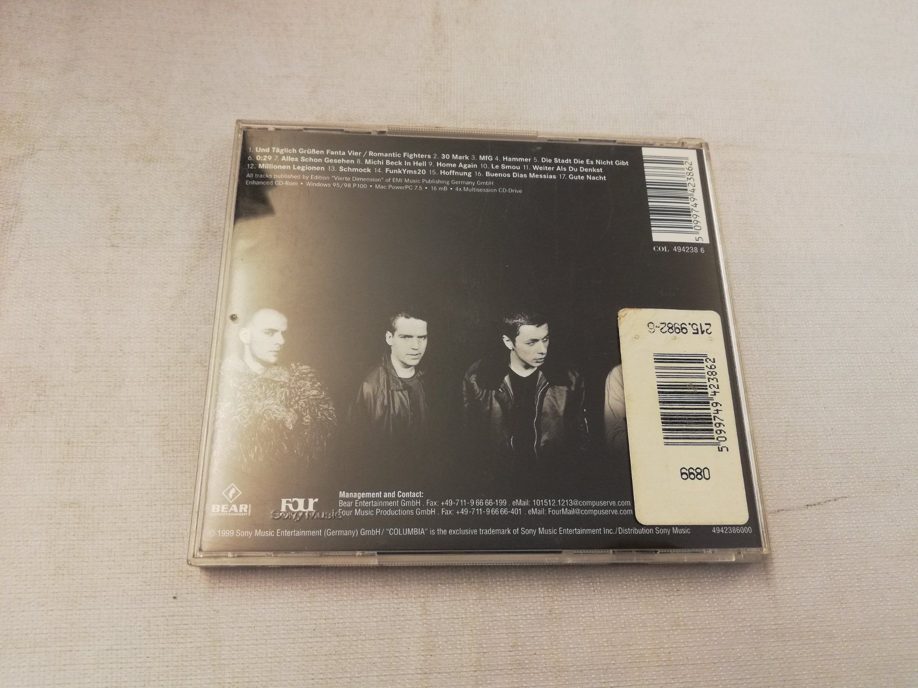 CDs: DIE FANTASTISCHEN VIER - 4:99 – Gebraucht aus Bern von Vinylsound.ch 1
