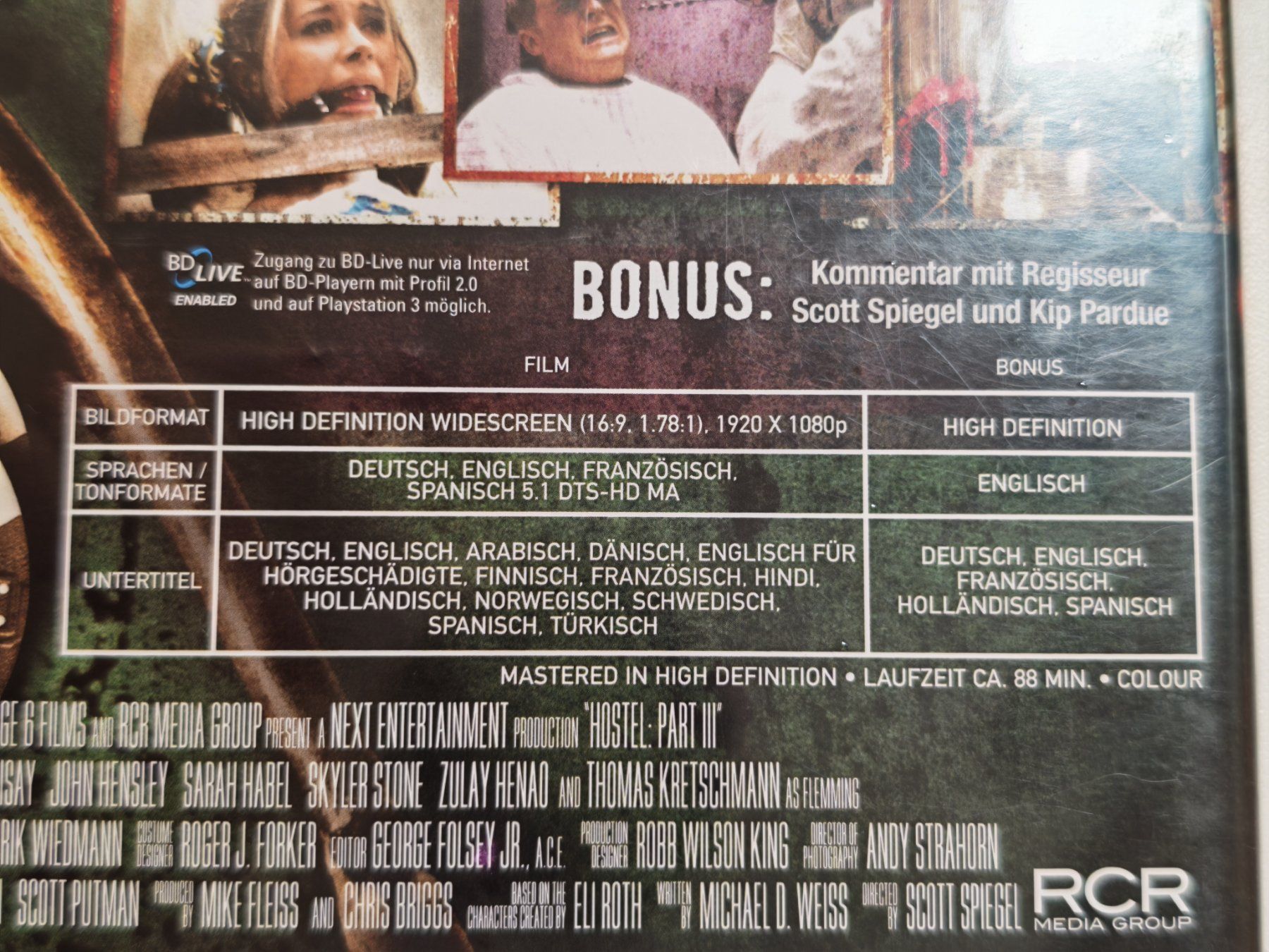 Alle DVDs: Hostel 3 – Gebraucht aus Liestal von Kratzilla 3