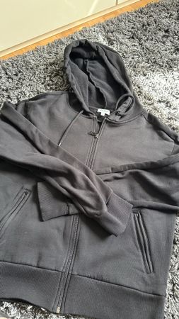 Schwarzer Kenzo Hoodie mit Reissverschluss, Grösse L klein