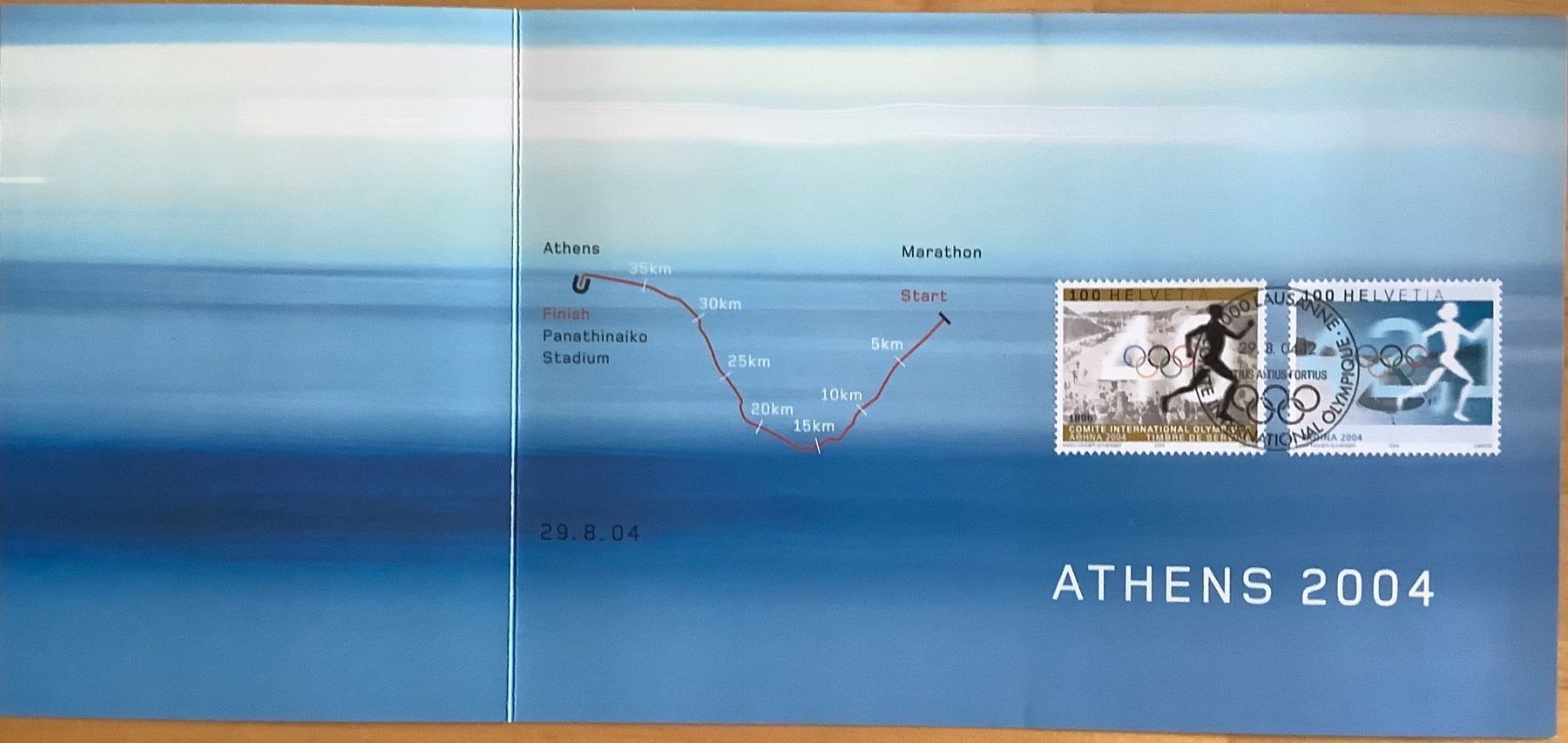 Tutti i francobolli: 2004 Olympische Spiele Athen Folder + FDC Satz  + Einzel – Nuovo (secondo la descrizione) da Liestal venduto da Pep3 1