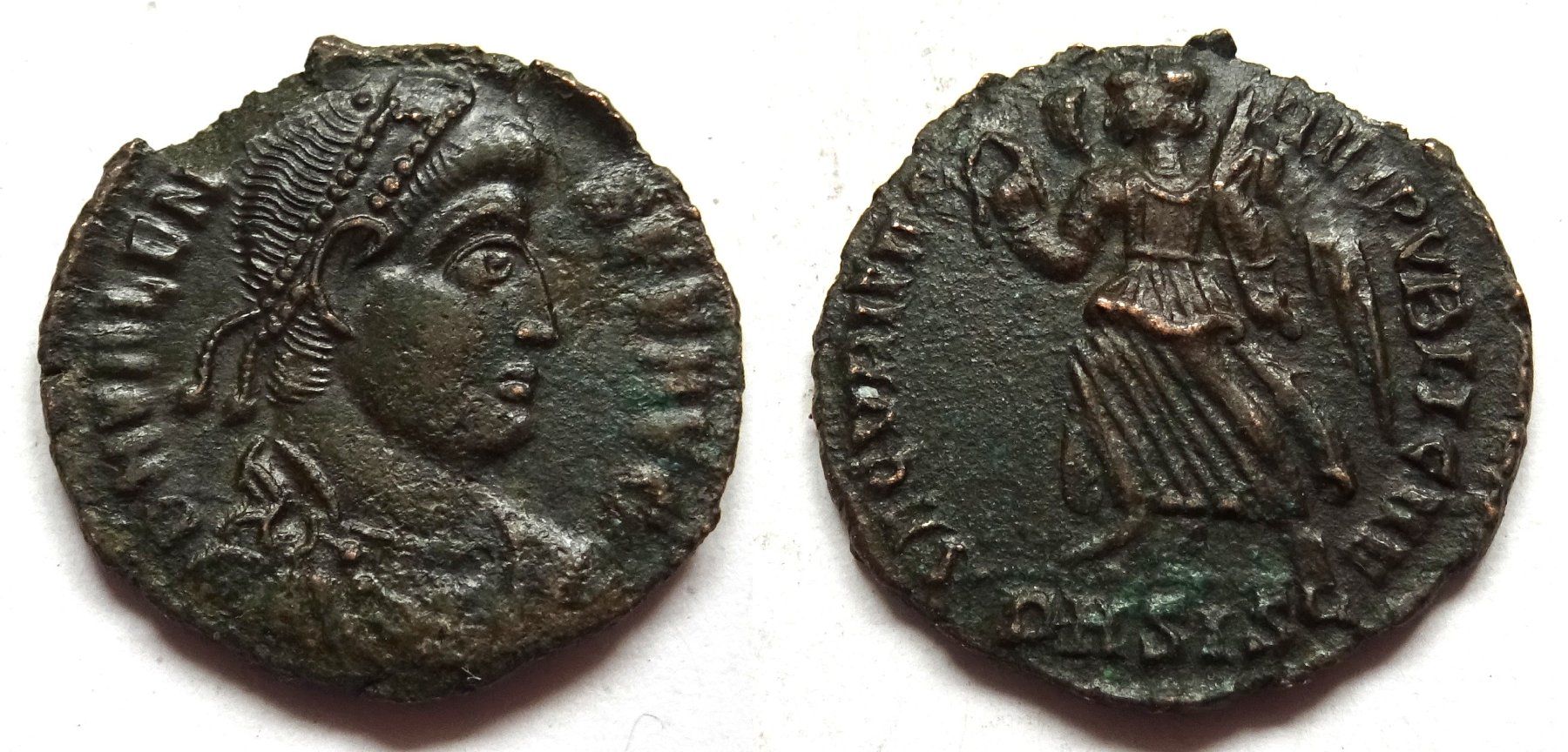 Tutti le monete: VALENS bronze nummus (367-369 AD) – Usato da La Sarraz venduto da classicworldcoins